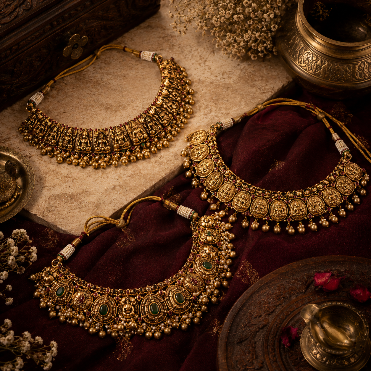 Antique Short Necklaces