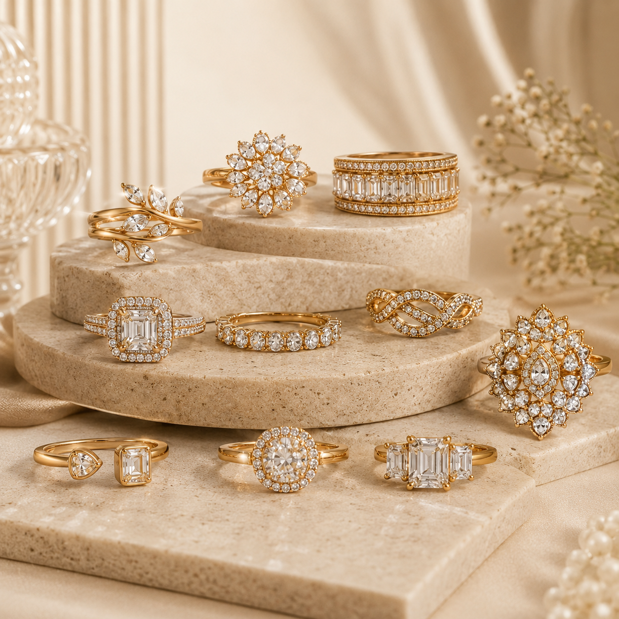 American Diamond Rings