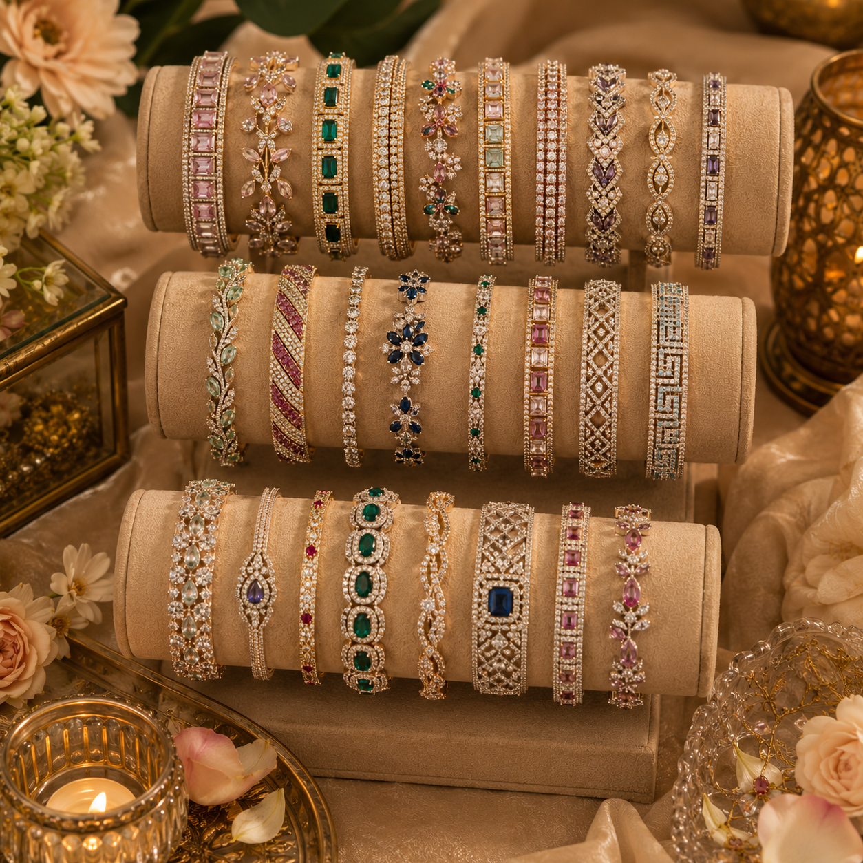 American Diamond Bangles