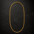 Gold Singapore Rope Twist Chain