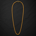 Gold Double Row Bismarck Weave Chain