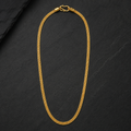 Gold Flat Foxtail Mesh Chain