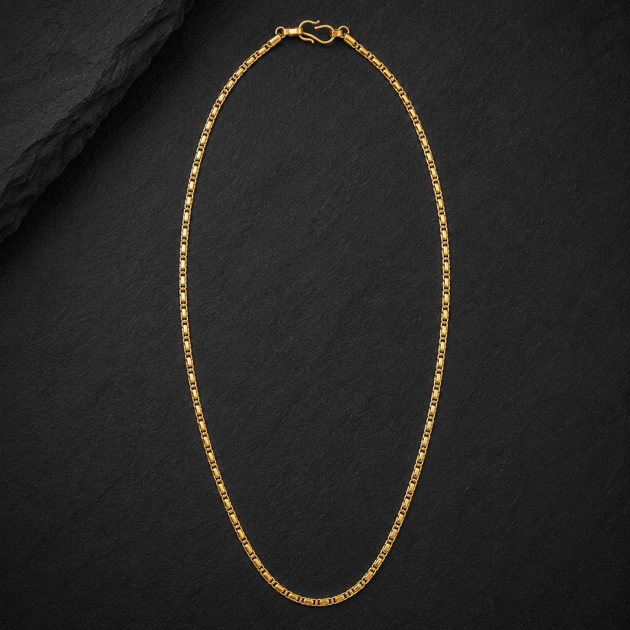 Gold Box Link Chain