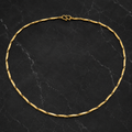 Gold Twisted Bar Link Chain