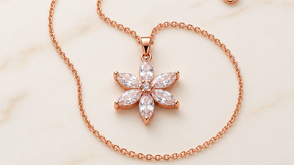 RG Marquise Daisy Necklace