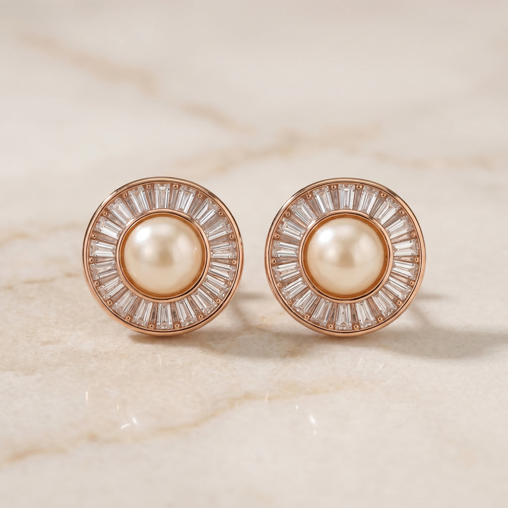 RG Pearl Sunburst Studs
