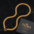 Gold Tubular Wheat Weave Chain