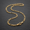 Gold Figaro Link Chain