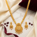 Gold Studded Dome Necklace Set