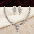 Marquise Leaf Medallion Necklace Set
