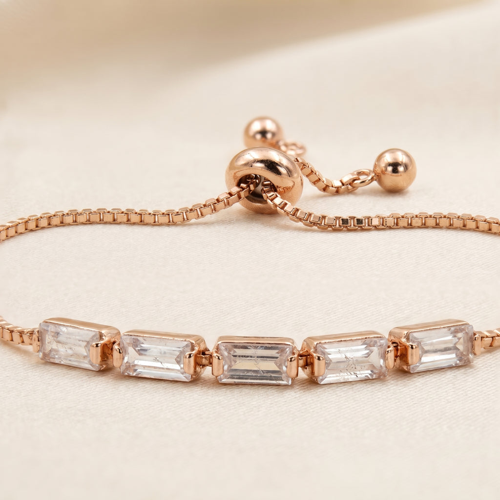 RG Baguette Bar Slider Bracelet