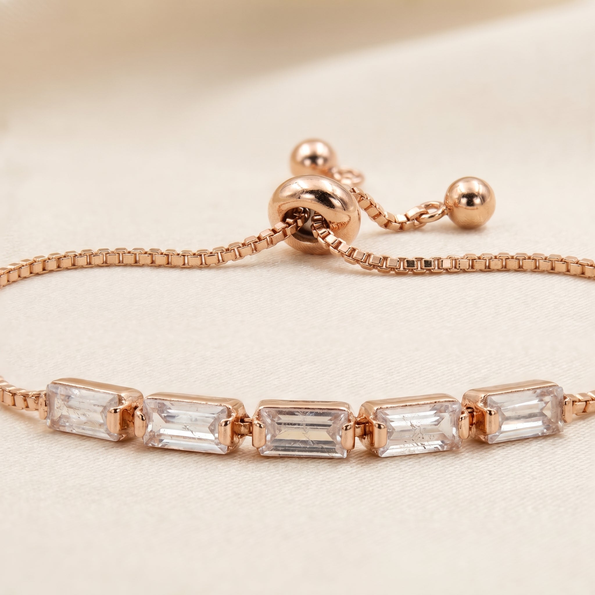 RG Baguette Bar Slider Bracelet