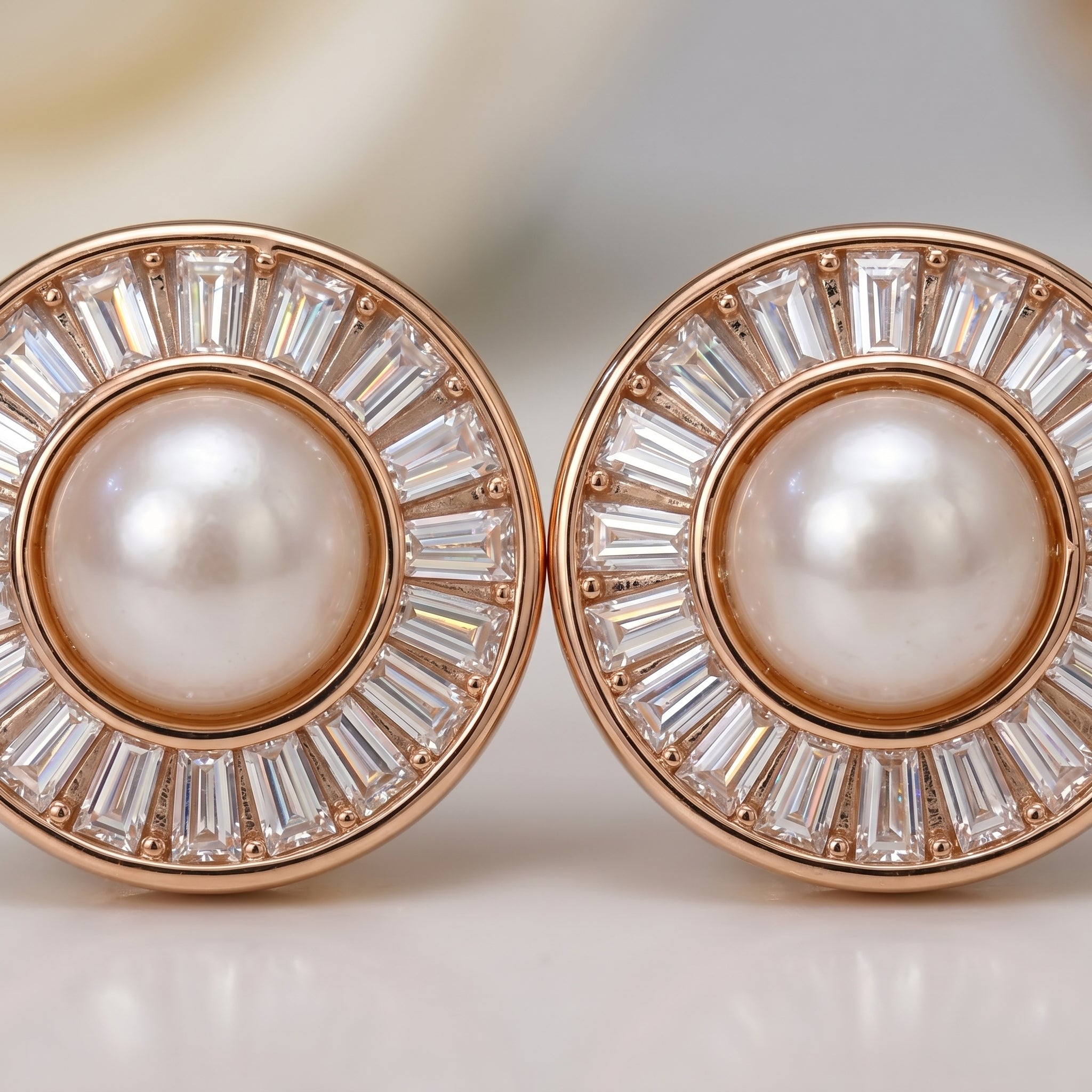 RG Pearl Sunburst Studs