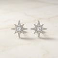 North Star Pavé Stud Earrings