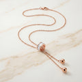 RG Baguette Ring Lariat Necklace
